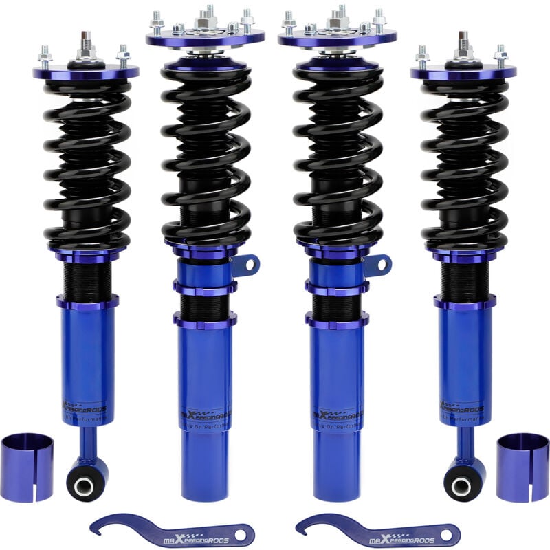Kit de Combinés Filetés for BMW E39 1996-2003 Suspension Coilovers Top Mount Set