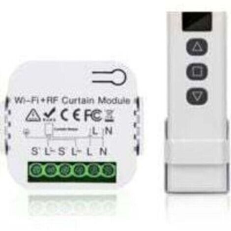 Kit de commande de volet roulant, commande du moteur de volet roulant, télécommande RF + module récepteur, portée jusqu'à 100 m, interrupteur pour volets roulants, stores, auvents