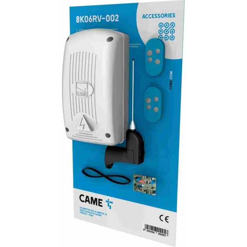 Came - Kit de commande pour récepteur radio – 2 télécommandes kit top rolling code 8K06RV-002
