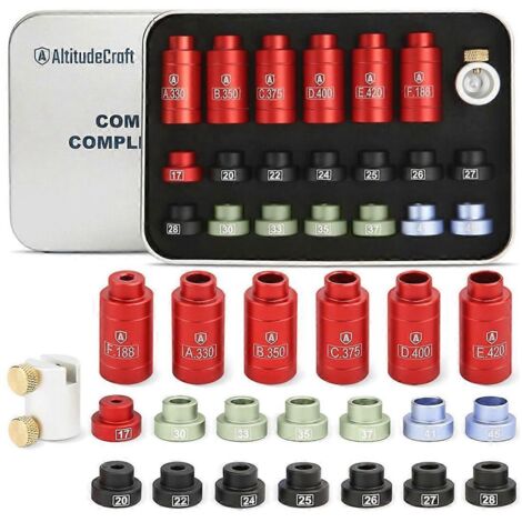 Kit de comparateur de chasse de précision, comparateur de jauge d'espace de tête pour le rechargement