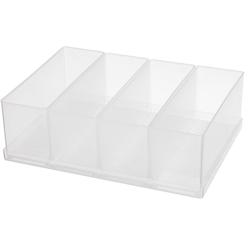 Raaco - 136518 80 4XBA8-2 godet avec plateau, transparent