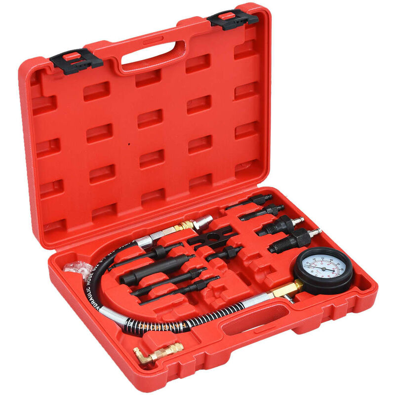 

Kit de comprobacion de compresion de motor diesel 12 piezas
