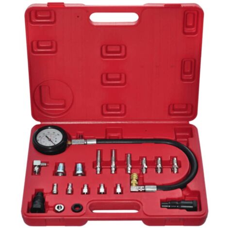Kit de comprobación de compresión de motor diésel 20 piezas vidaXL