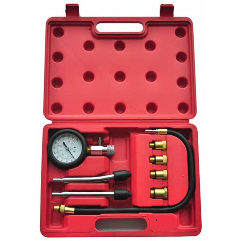 

Kit de comprobación de compresión de motor gasolina 9 piezas