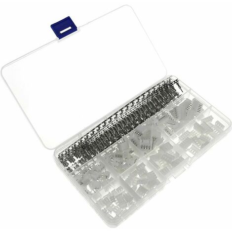 Kit de conector JST JST-XHP de 2,54 mm con cabezal de clavija hembra de 2,54 mm, carcasa de clavija JST-PH Adaptador de 2/3/4/5 clavijas - 560 piezas