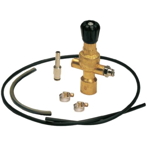 Kit de conexión a botella de gas desechable
