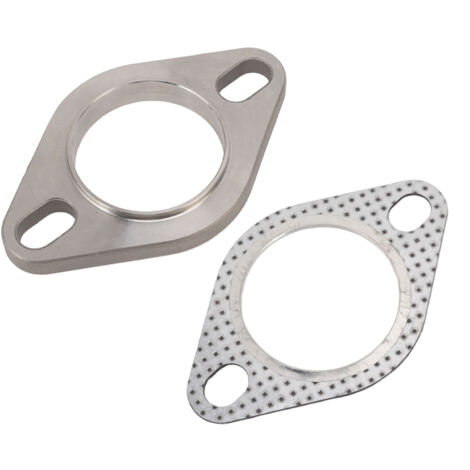 Kit de conexión de brida de escape de acero inoxidable de 2 pulgadas para colector de escape de bajante