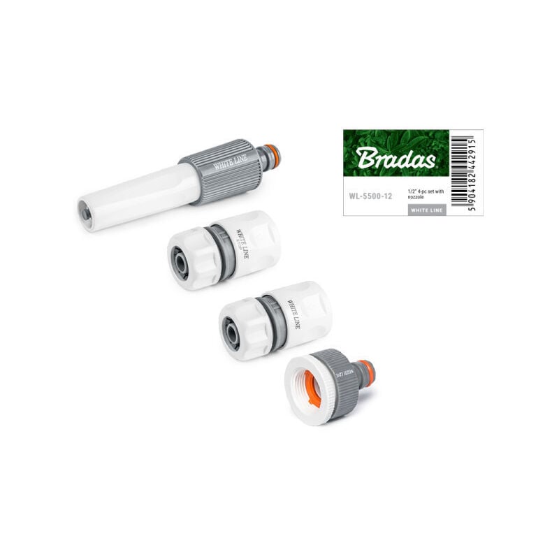 

Kit de conexión de manguera de jardín de 12,5 mm (juego de 4 piezas)