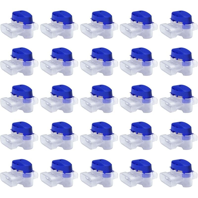 Kit de connecteur de câble de tondeuse à gazon robotique - 25 connecteurs remplis de gel pour étendre ou réparer les cordons de tondeuse à gazon