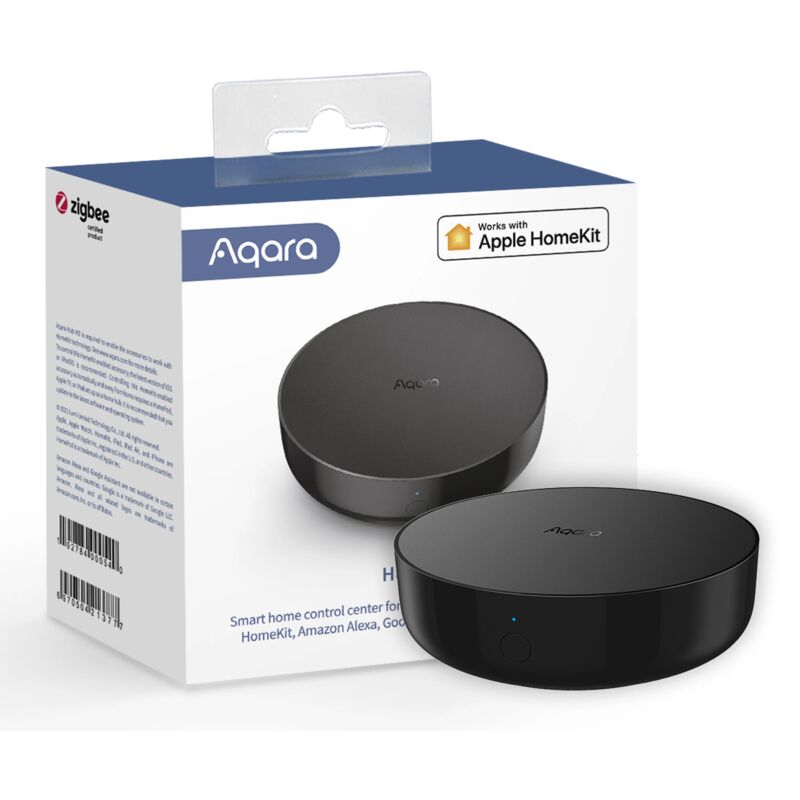 Kit de connectivité Aqara M2 Box domitique Zigbee Pour Smart home Intelligent Compatible avec Alexa/Google Assistant/Apple Home
