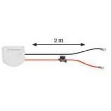 Kit de connexion batterie regulateur – câbles 6mm² – 2m