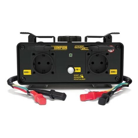 Kit de connexion parallèle pour groupe électrogène 2 prises 230V de 16A 500740-EU CHAMPION