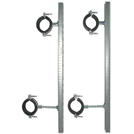 Kit de consoles pour collecteur géothermie en laiton emballage 2 pcs.