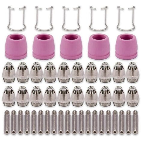 Kit de consommables pour découpeur plasma Ag60 SG-55 WSD-60 : buses et embouts de torche. Accessoires pour découpeur plasma
