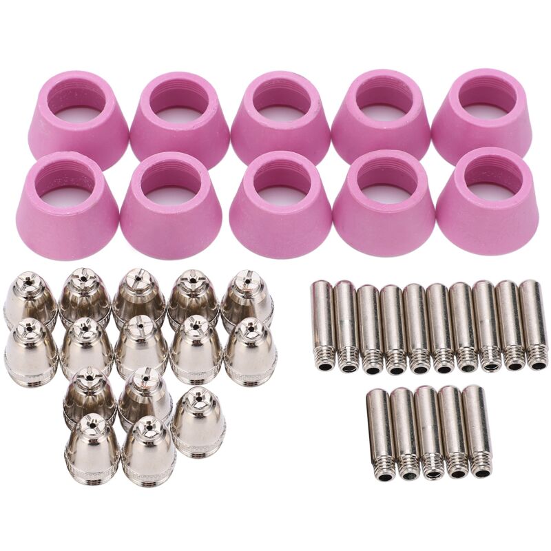 Sunxury - Kit de consommables pour torche de découpe Plasma, pointe de Contact d'électrode, buse en céramique pour AG60/SG5540 pièces