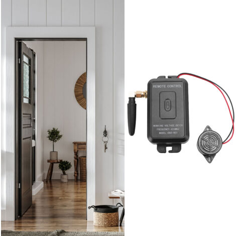 Kit de Contrôle d'Accès WiFi Intelligent Tuya avec Bouton de Sortie pour Porte et Portail, Contrôle APP et Télécommande, Alimentation US pour Maison - 2 Télécommandes, Buzzer Intégré, 3 Modes de Fonct