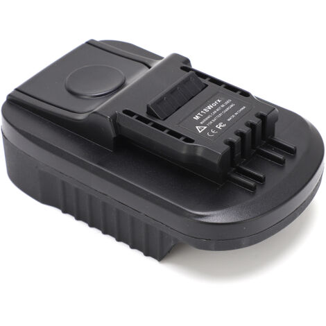 Kit de conversion d'adaptateur de batterie 18V pour outils Worx - Connecteur d'alimentation et dock universel