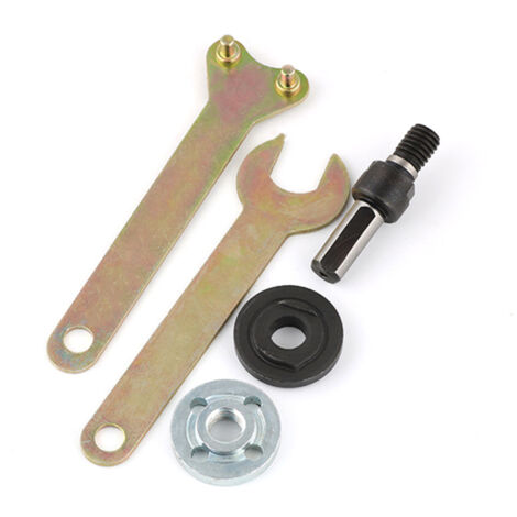 Kit de conversión de 5 piezas para taladro eléctrico, amoladora angular variable, tuerca de brida y biela.