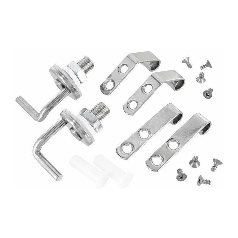 

Kit de conversión de bisagras para asiento de inodoro TIZIO cromado STANDARD - Ideal