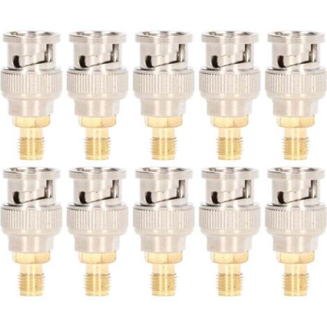 Kit de conversion d'instruments, 10 pièces, adaptateur coaxial RF, connecteur SMA femelle vers BNC mâle