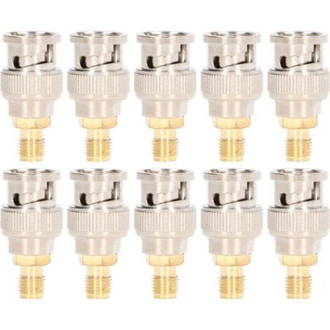 Kit de conversion d'instruments, 10 pièces, adaptateur coaxial RF, connecteur SMA femelle vers BNC mâle