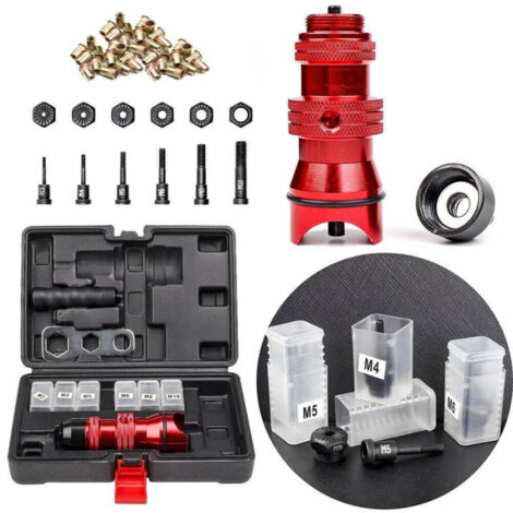 Kit De Conversion Foret/rivet Inserts Rivets Filetés M3-m10 07445