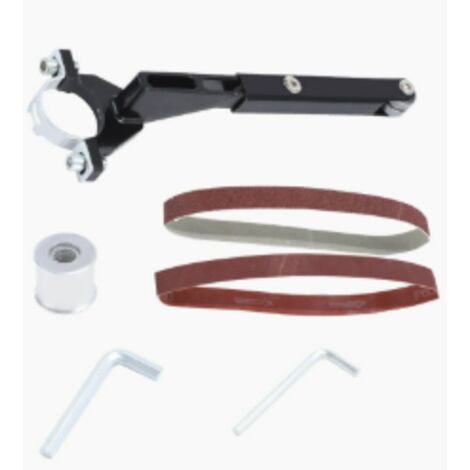 Kit de conversión para lijadora de banda para amoladora angular, para pulir, lijar y abrillantar, conveniente para madera, metal y acero inoxidable.