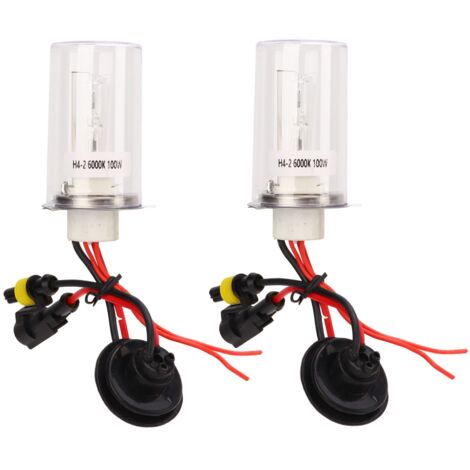 Kit de conversion pour ampoules de phares H4-2 6000K avec protection contre les surtensions et les sous-tensions, 100 W, pour voitures. - AquaForge