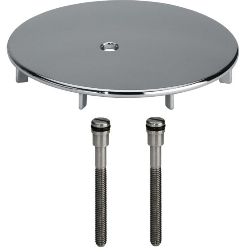 Viega – Plateau chromé Tempoplex 581633 – Diamètre 112 mm – Compatible receveurs de douche 2001-2005 – Inclus 2 vis avec joint torique