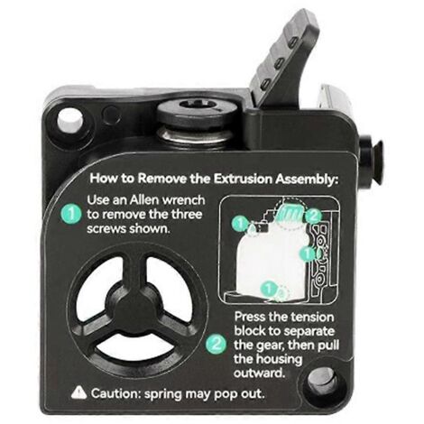 Kit de coque avant extrudée pour imprimante 3D Creality K2 Plus