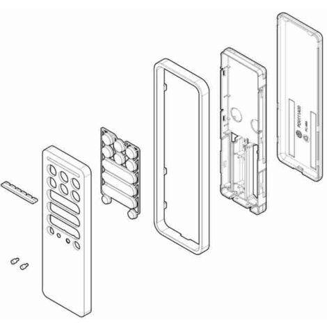 Kit de coque SPCG003000 pour remplacement d'origine P6S NICE SPCG003000