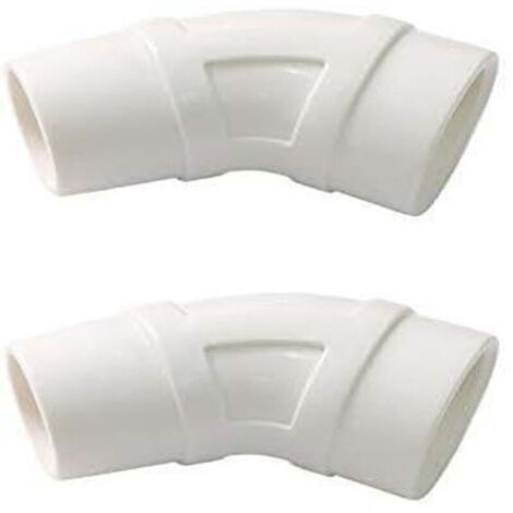 Kit de coude de rechange d'origine pour robot nettoyeur de piscine Zodiac Baracuda G2 G3 G4 (réf. W70244) : coude à 45° (lot de 2).