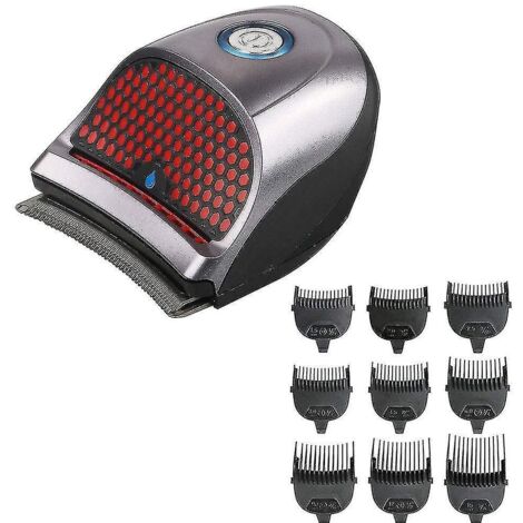 Kit de coupe de cheveux auto-nettoyant pour hommes, tondeuse électrique rechargeable USB --
