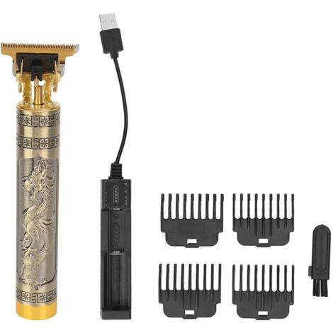 Kit de coupe de cheveux électrique pour salon à domicile avec tondeuse et accessoires