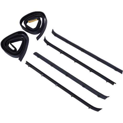 Kit de coupe-froid pour fenêtre de porte avant 15569071, garniture en feutre de balayage, joints de canal de remplacement pour C1500 C2500 C3500 K1500 K2500 K3500