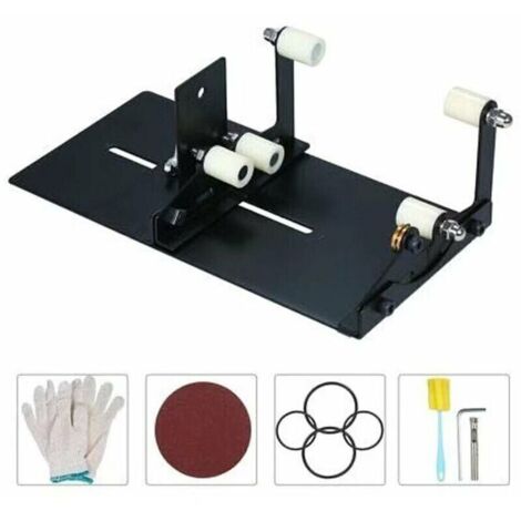 Kit de Coupe Verre Bouteille Réglable, Coupe Bouteille en Verre en Acier Inoxydable, Outil de Coupe Bouteille pour Professionnels et DIY Amateurs, pour Vin Bière Whisky Champagne Bouteilles de Soda Oi