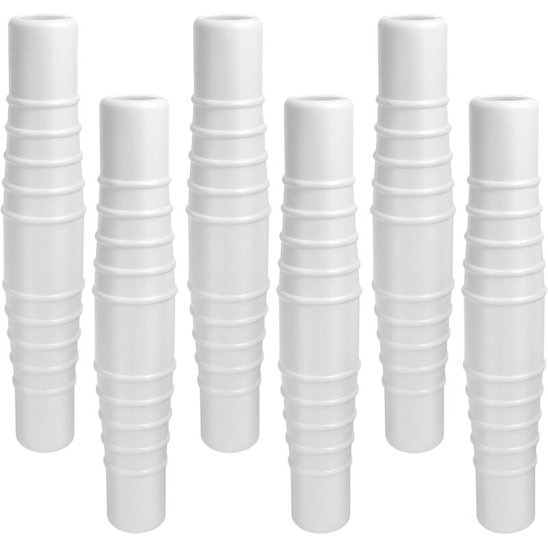 Kit de couplage de connecteur de tuyau de piscine 6 pièces, adaptateur de tuyau d'aspirateur de piscine de 1-1/2 pouces ou 1-1/4 pouces pour