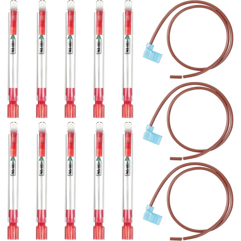 Kit de coupure thermique de chauffe-eau 10 pièces pièce de rechange, raccords mobiles de pièce de toilette compatibles avec rv oem Atwood 93866,