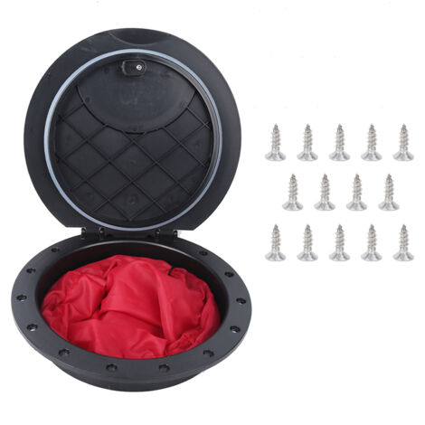 Kit de couvercle d'accès ABS pour canoë et bateau de pêche, compartiment étanche et durable, accessoire nautique pratique.