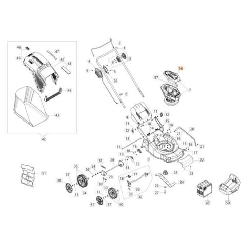 KIT DE COUVERTURE EMAK ORIGINAL 54090089