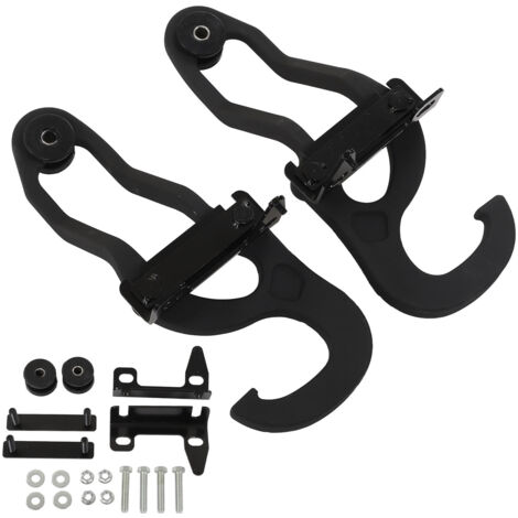 Kit de crochets de remorquage avant avec support de lunette 68196982AA, remplacement en acier robuste pour Dodge Ram 1500 2009 – 2019