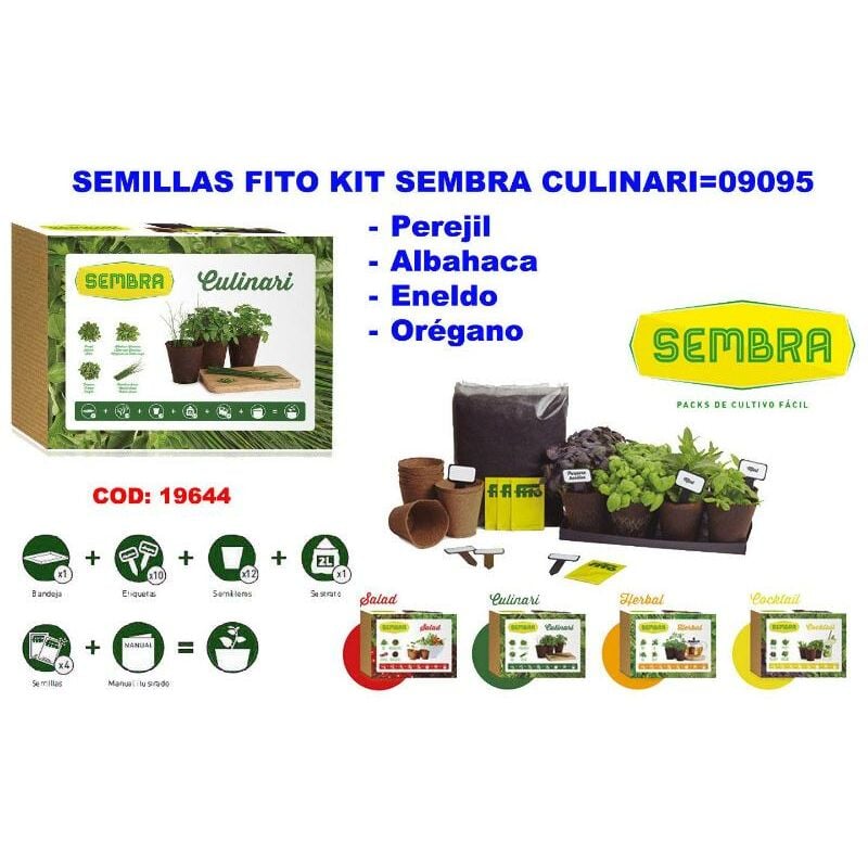 

semillas fito finstock kit sembra culinari 09095 - Mibricotienda