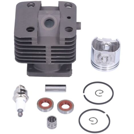 Kit de Cylindre, Remplacement de Kit de Roulement de Bougie D'allumage de Piston de Cylindre de 40mm 4134 020 1214 Adapté pour STIHL FS250 FT250 HT250 FS250 FS250R FS202 FS120 FS200