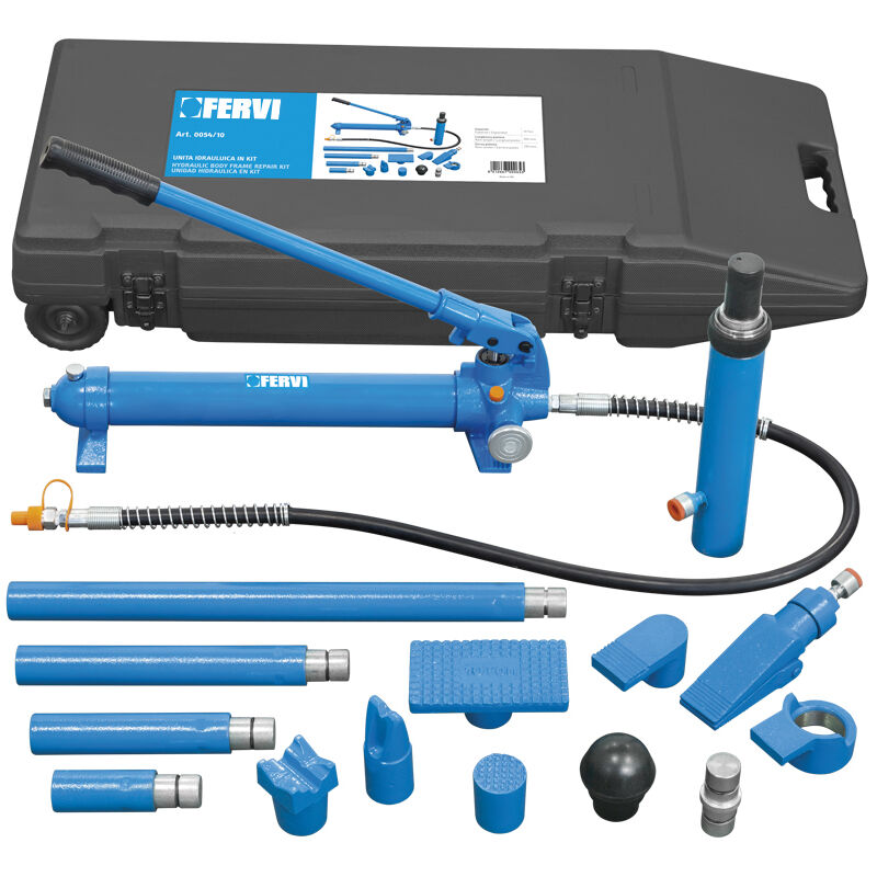 Fervi - kit de débosselage de carrosserie hydraulique 10T 0054/10