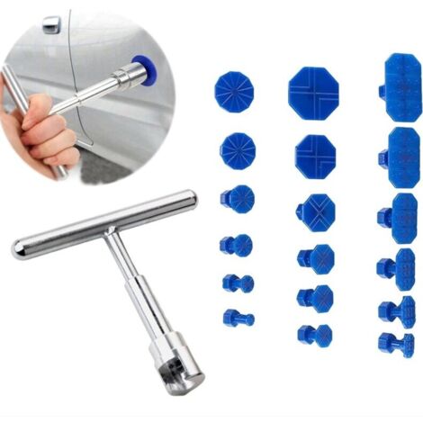 Kit de débosselage pour voiture 18 pièces, outil de débosselage pour voiture, ensemble d'outils de réparation de bosses de carrosserie