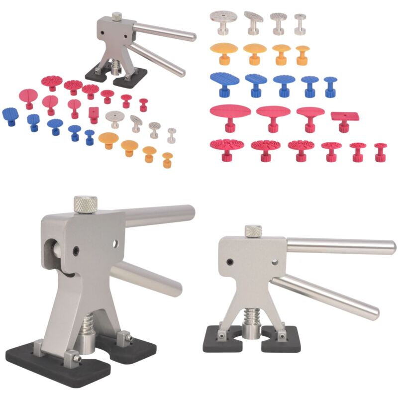 Vidaxl - Kit de débosselage sans peinture 21 pièces Acier inoxydable - Réparer Les Bosses - Kit De Débosselage - Outil De Carrosserie - Réparateur De