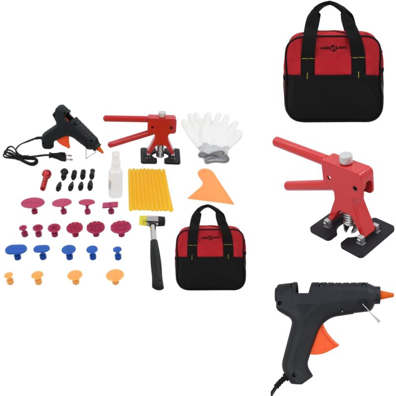 Vidaxl - Kit de débosselage sans peinture 45 pcs - Débosselage Auto - Kit Débosselage - Réparation Carrosserie - Réparations Automobiles - Outillage
