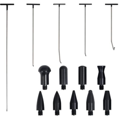 Kit de débosselage sans peinture 5 pcs Acier inoxydable