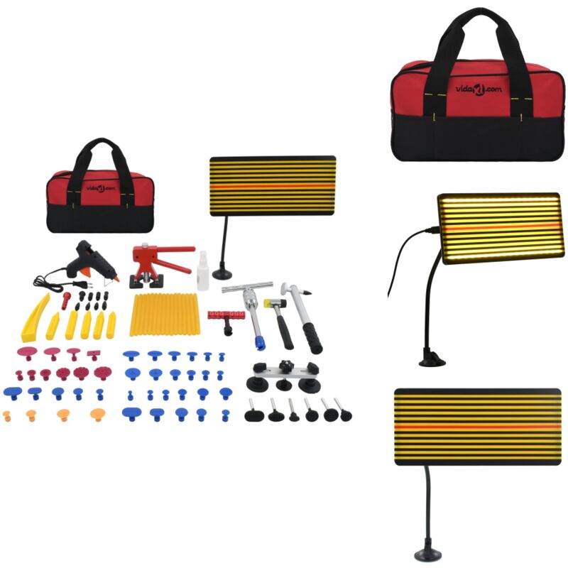 Vidaxl - Kit de débosselage sans peinture 75 pcs xxl - Réparation Auto - Kit De Débosselage - Débosselage Sans Peinture - Outillage Automobile