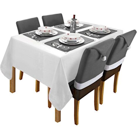 KIT DE DÉCORATION DE NOËL POUR TABLE ET CHAISES GREY